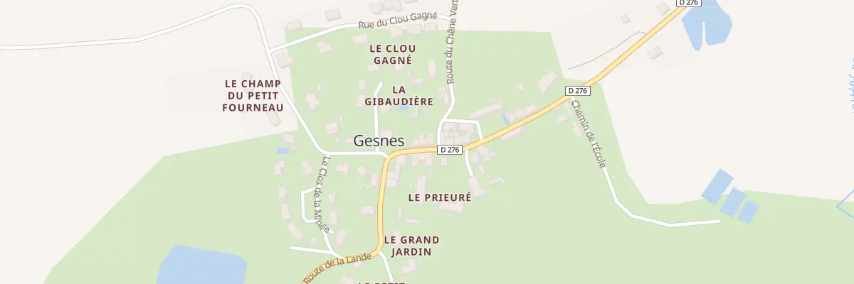 Plan du 12 Rue de la Forge à Gesnes