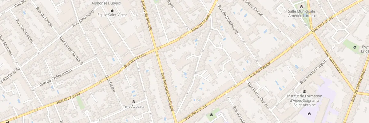 Plan du 23B Rue de Landiras à Bordeaux