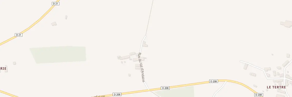 Plan du 145 Rue du Val d’Andaine à Champsecret