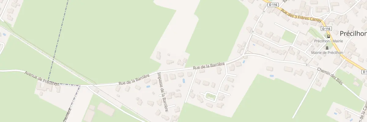 Plan du 19 Rue de la Barrière à Précilhon