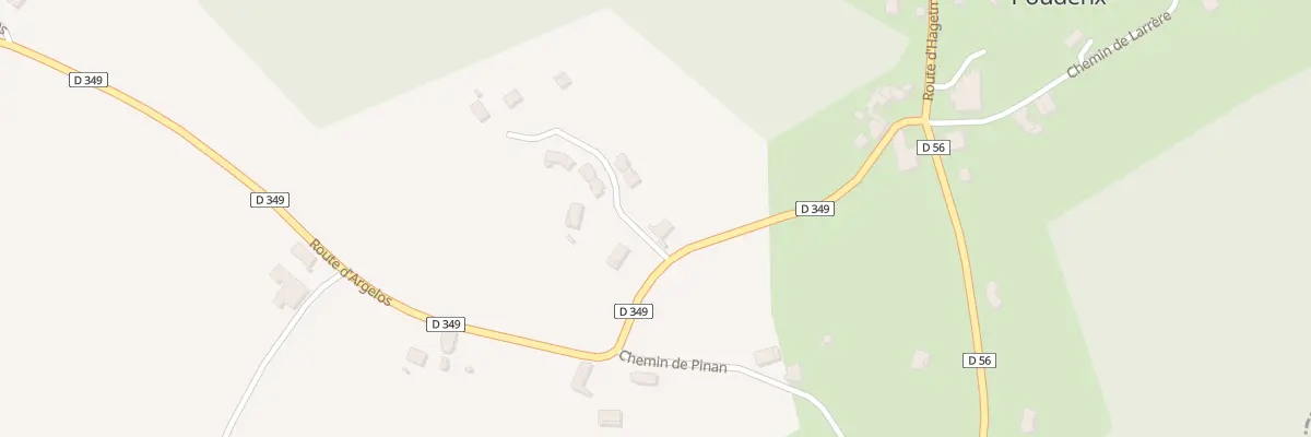 Plan du 192 Rte d’Argelos à Poudenx
