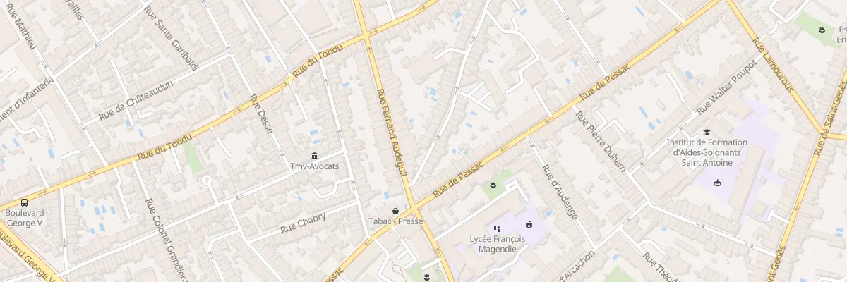 Plan du 51 Rue de Landiras à Bordeaux