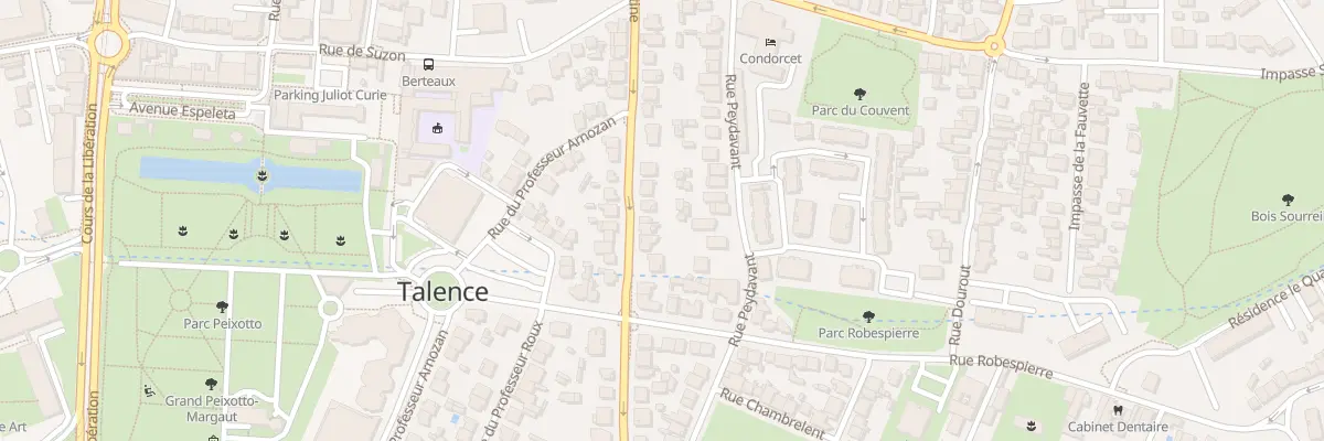 Plan du 110 Rue Lamartine à Talence
