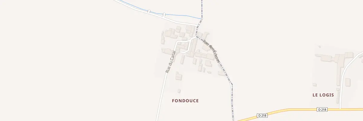 Plan du 9000 Rue du Canal à Voissay