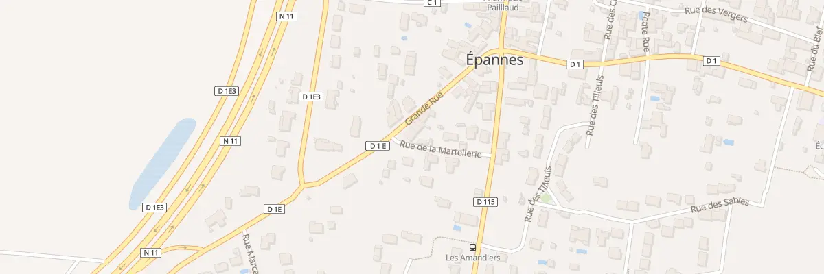 Plan du 94 Rue de la Martellerie à Épannes