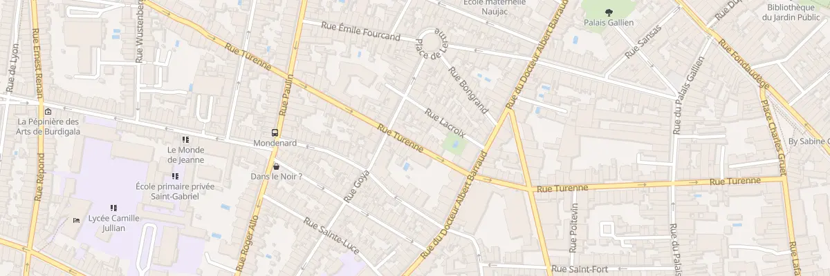 Plan du 97 Rue de Turenne à Bordeaux