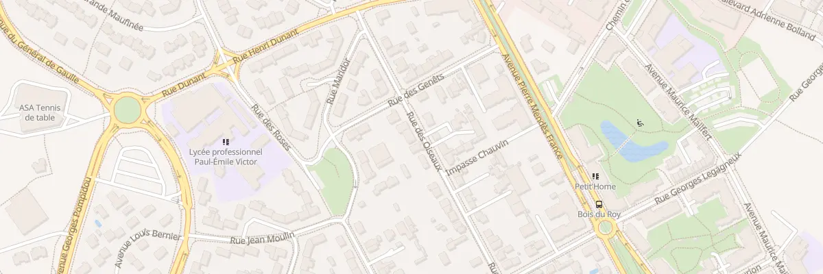 Plan du 109 Rue des Oiseaux à Avrillé