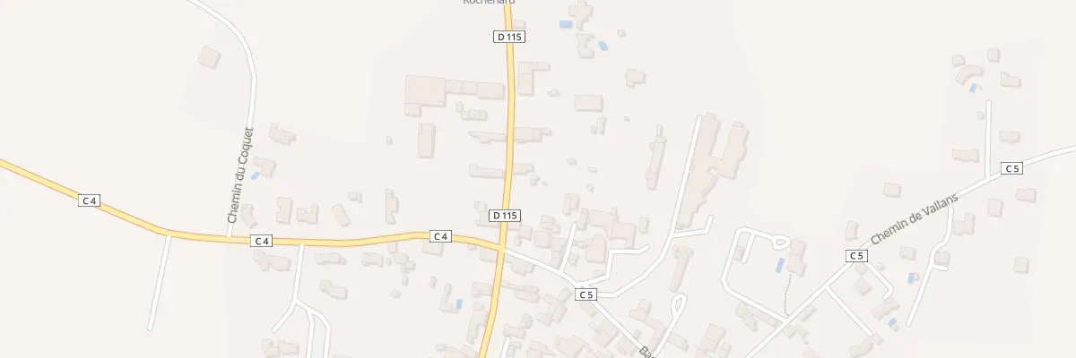 Plan du 23 Grande Rue à La Rochénard