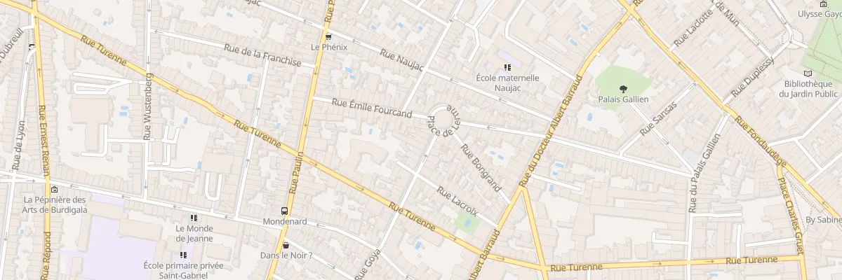 Plan du 97 Rue Goya à Bordeaux