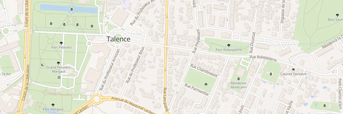 Plan du 120 Rue Lamartine à Talence