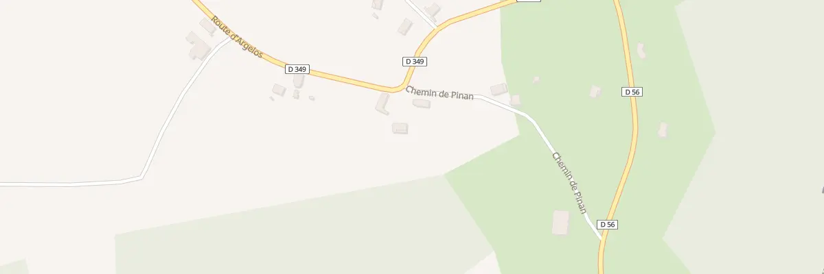 Plan du 1B Che de Pinan à Poudenx