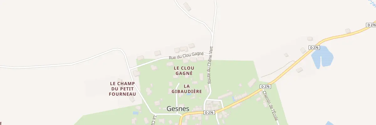 Plan du 5 Rue du Clou Gagne à Gesnes