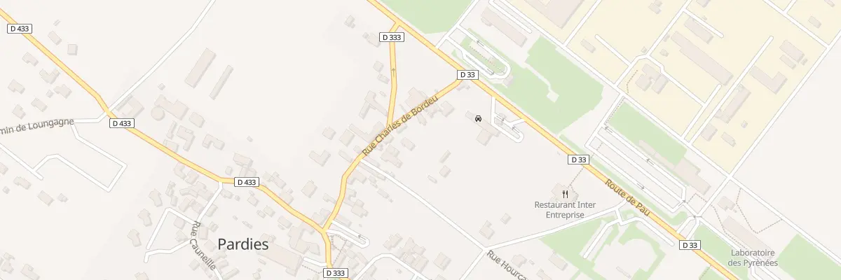 Plan du 12 Rue Charles de Bordeu à Pardies