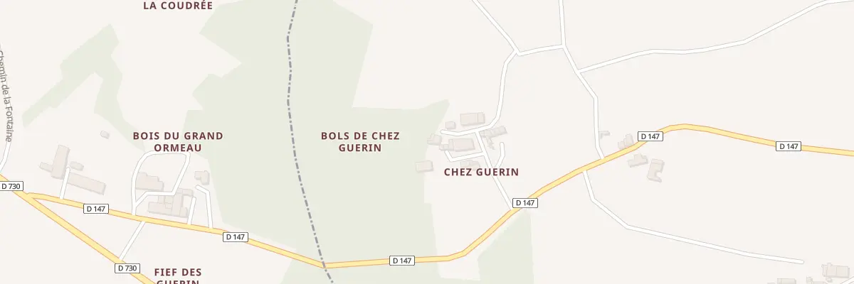 Plan du 1 Chez Guerin à Saint-Dizant-du-Bois