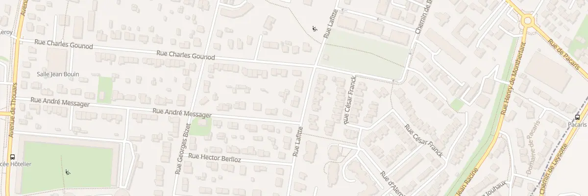 Plan du 45B Rue Lafitte à Talence