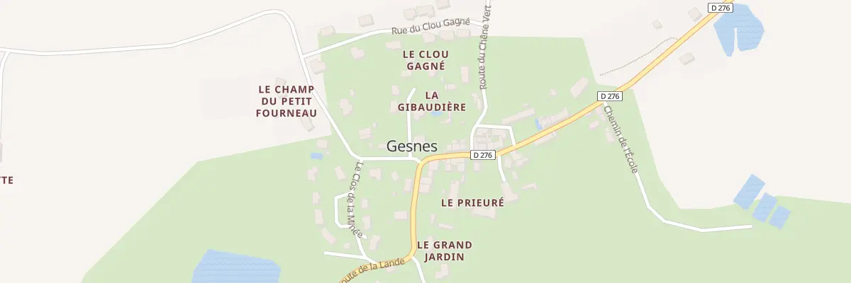 Plan du 14 Rue de la Forge à Gesnes