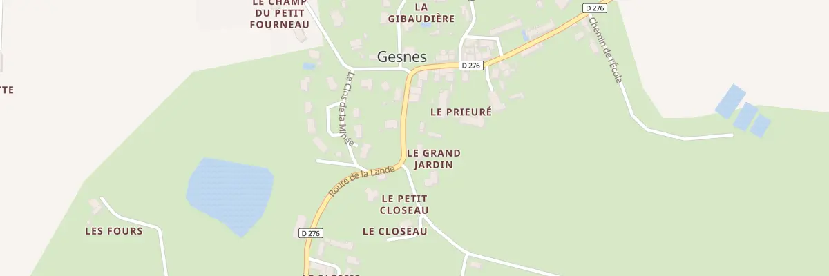 Plan du 5 Rue de la Forge à Gesnes