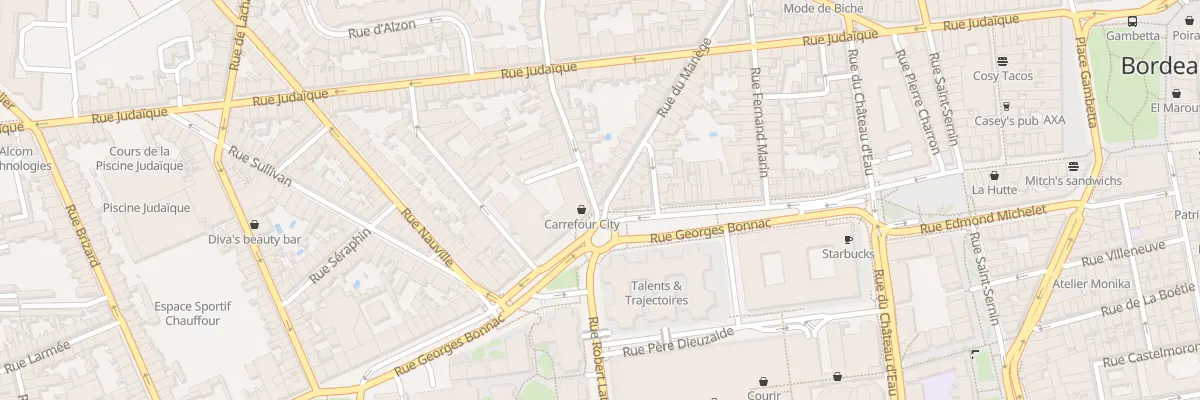 Plan du 47 Rue du Manège à Bordeaux