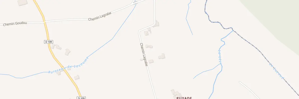 Plan du 730 Che Lagrabe à Cardesse