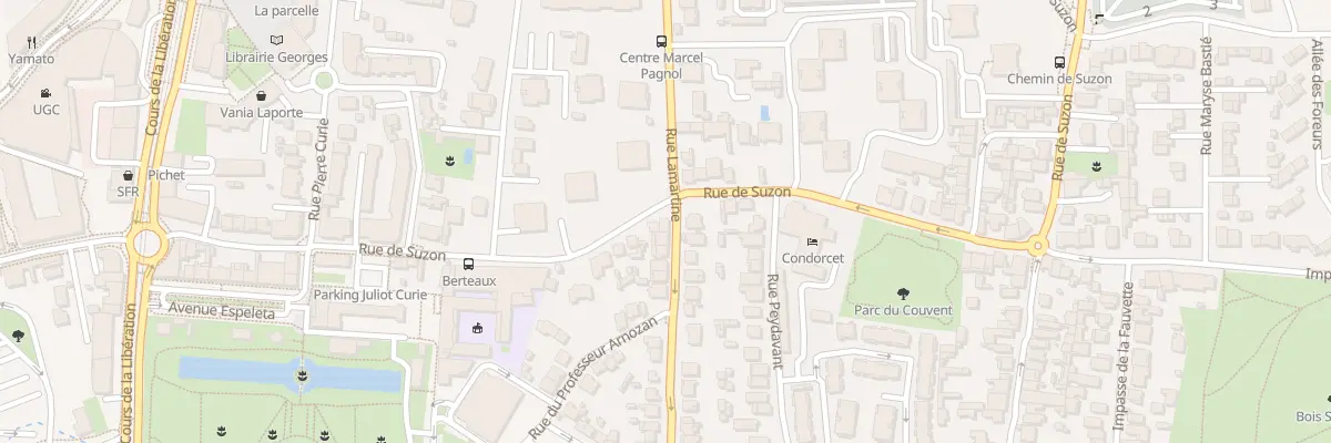 Plan du 91 Rue Lamartine à Talence