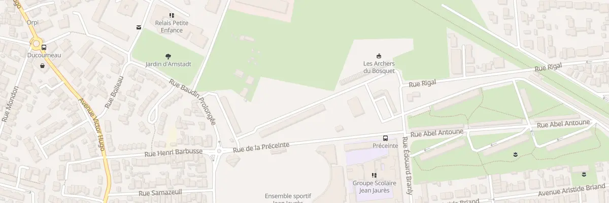 Plan du 28 Rue de la Preceinte au Bouscat