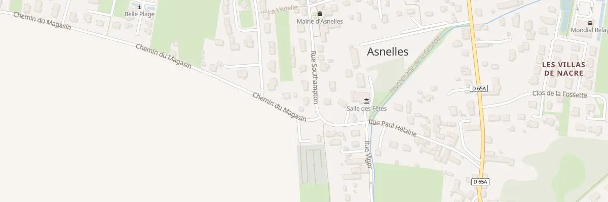 Plan du 1B Che du Magasin à Asnelles