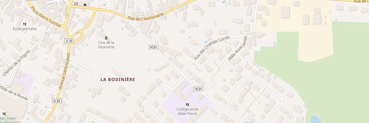 Plan du 7 Rue Joseph Herbert à Nueil-les-Aubiers