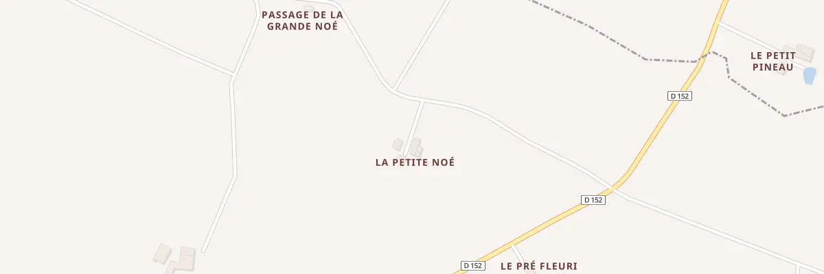 Plan du 5005 La Petite Noë à Saint-Charles-la-Forêt