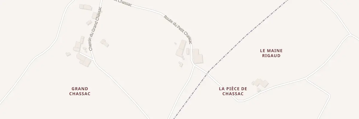 Plan du 36 Rte du Petit Chassac à Saint-Genis-de-Saintonge