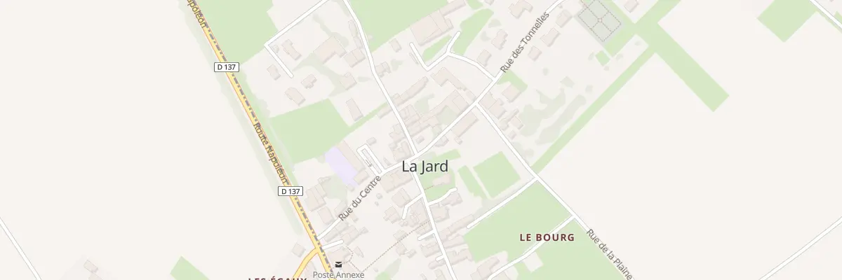 Plan du 1 Rue des Tonnelles à La Jard