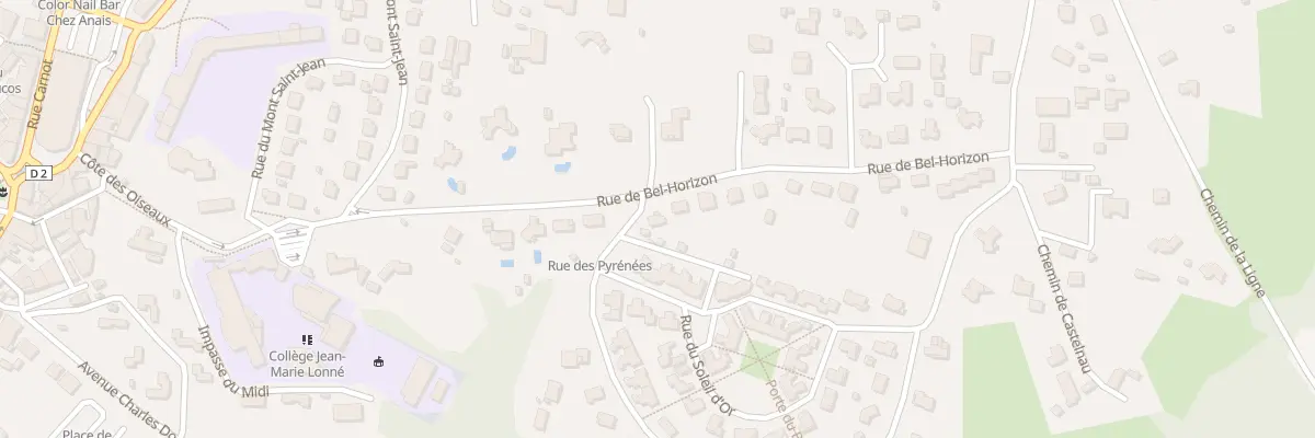 Plan du 242 Rue de Bel-horizon à Hagetmau