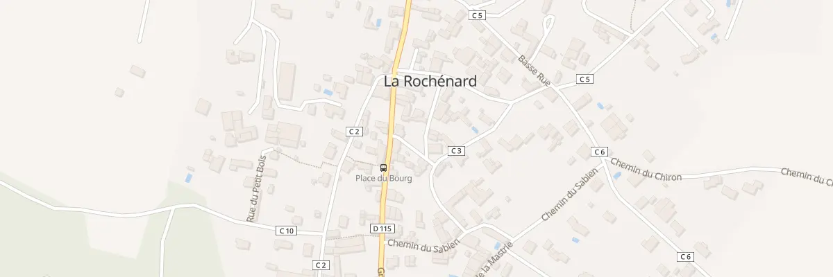 Plan du 39 Grande Rue à La Rochénard