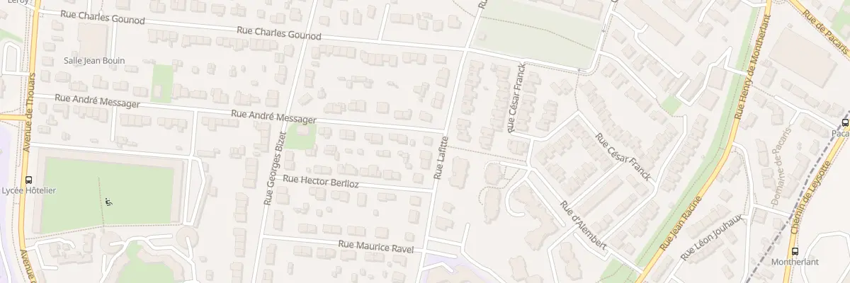 Plan du 61 Rue André Messager à Talence