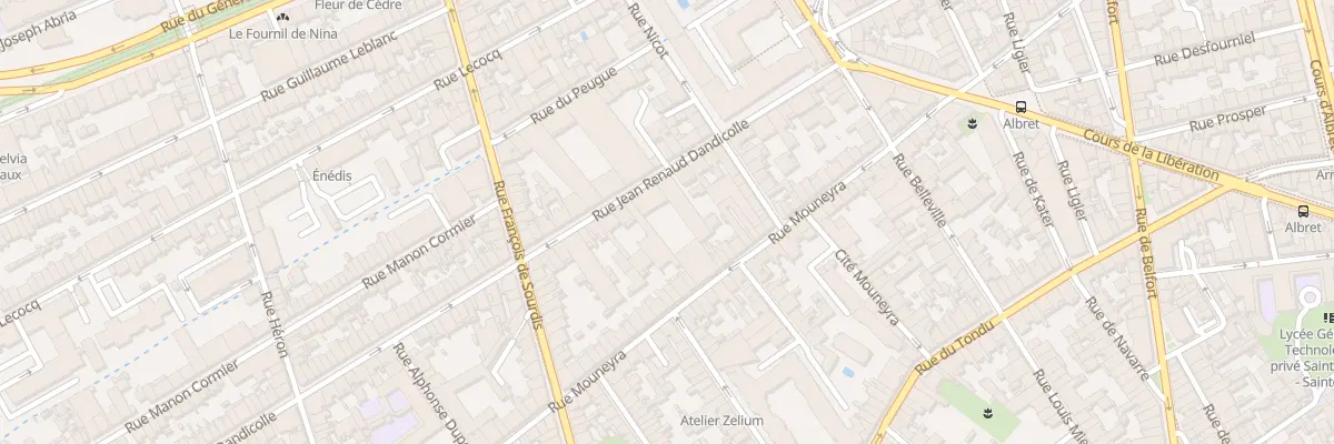 Plan du 44 Rue J Renaud Dandicolle à Bordeaux