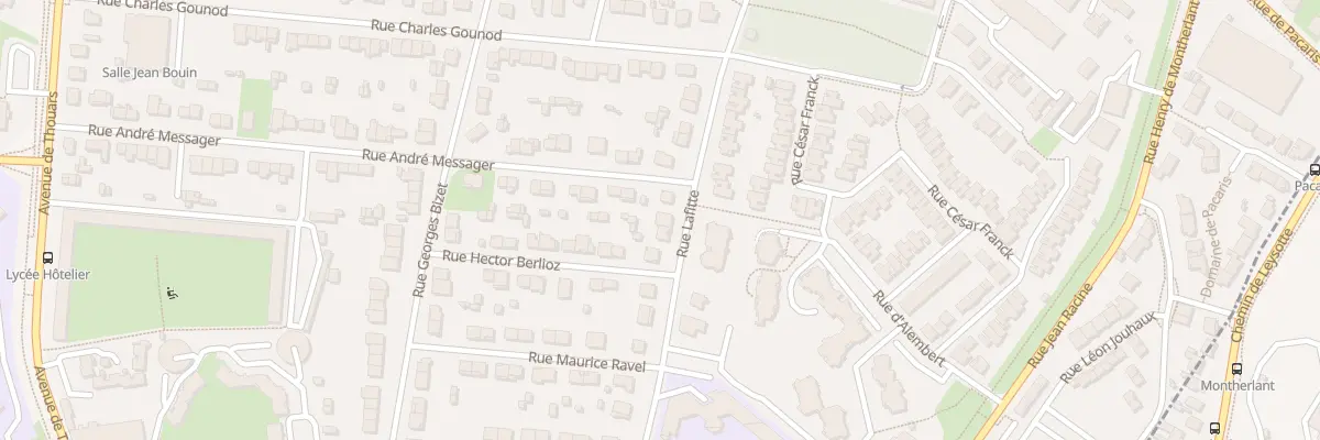 Plan du 53 Rue Lafitte à Talence