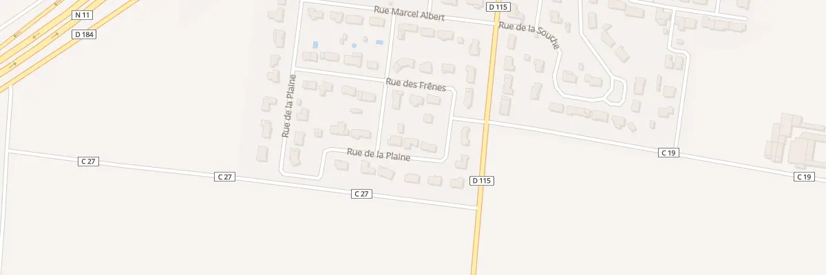 Plan du 88 Rue de la Plaine à Épannes