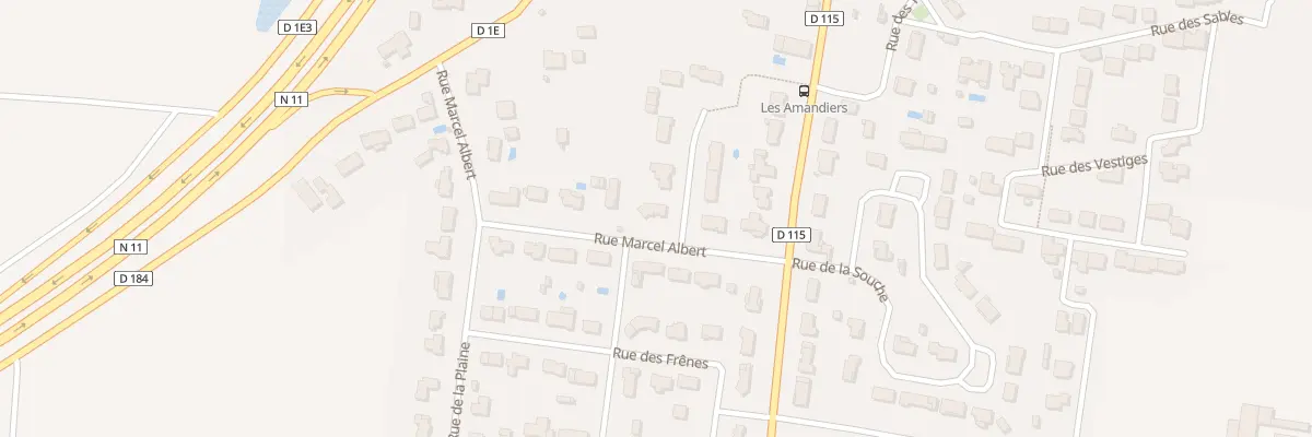 Plan du 104 Rue Marcel Albert à Épannes