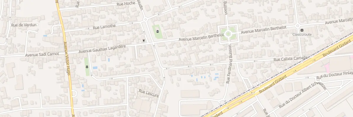 Plan du 10 Rue Calixte Camelle au Bouscat