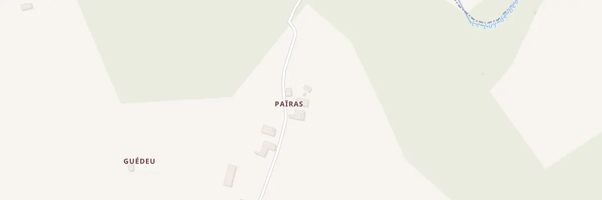 Plan du 700 Che de Payras à Hagetaubin