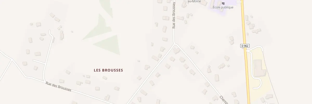 Plan du 26 Rue des Brousses à La Chapelle-au-Moine