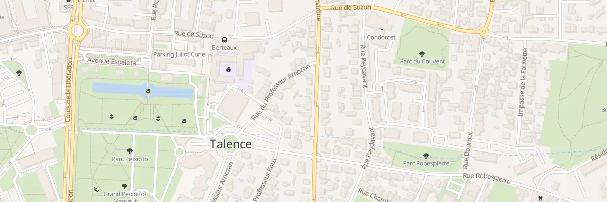 Plan du 111 Rue Lamartine à Talence