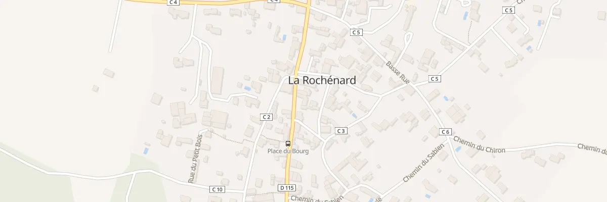 Plan du 35 Grande Rue à La Rochénard