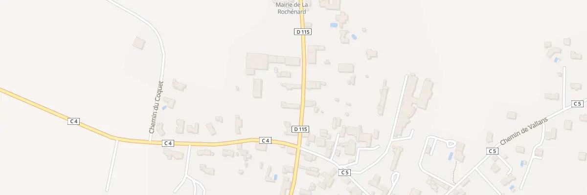 Plan du 22 Grande Rue à La Rochénard