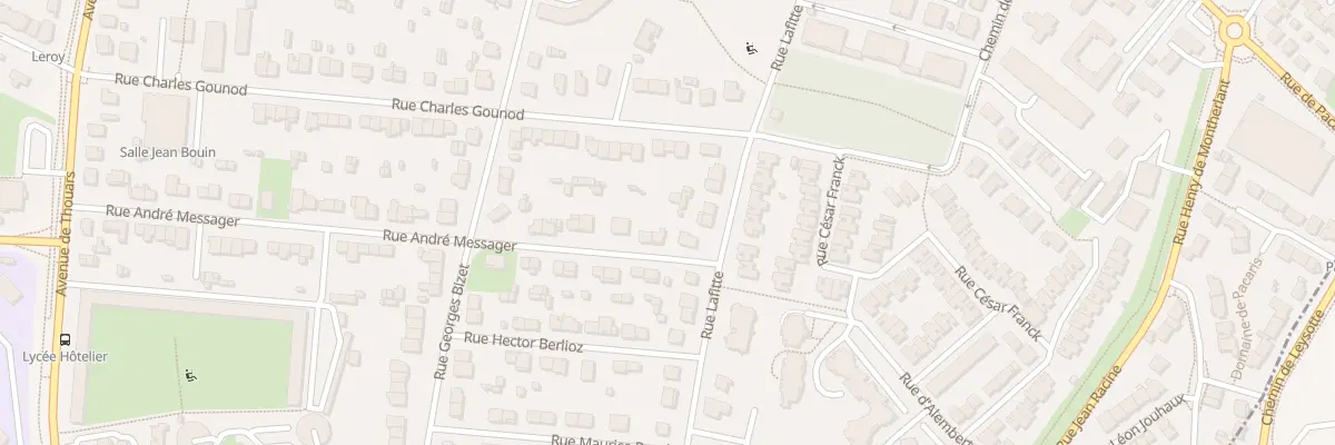 Plan du 60 Rue André Messager à Talence