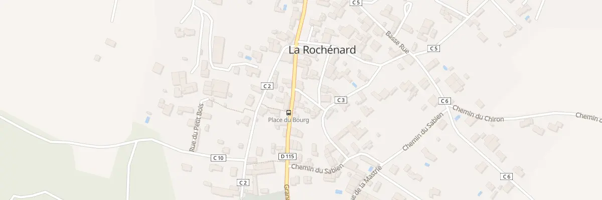 Plan du 41 Grande Rue à La Rochénard
