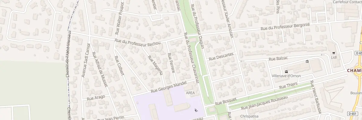 Plan du 3 Rue Georges Mandel à Villenave-d’Ornon