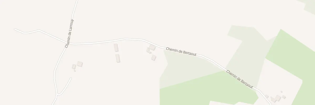 Plan du 282 Che de Bertaout à Audignon