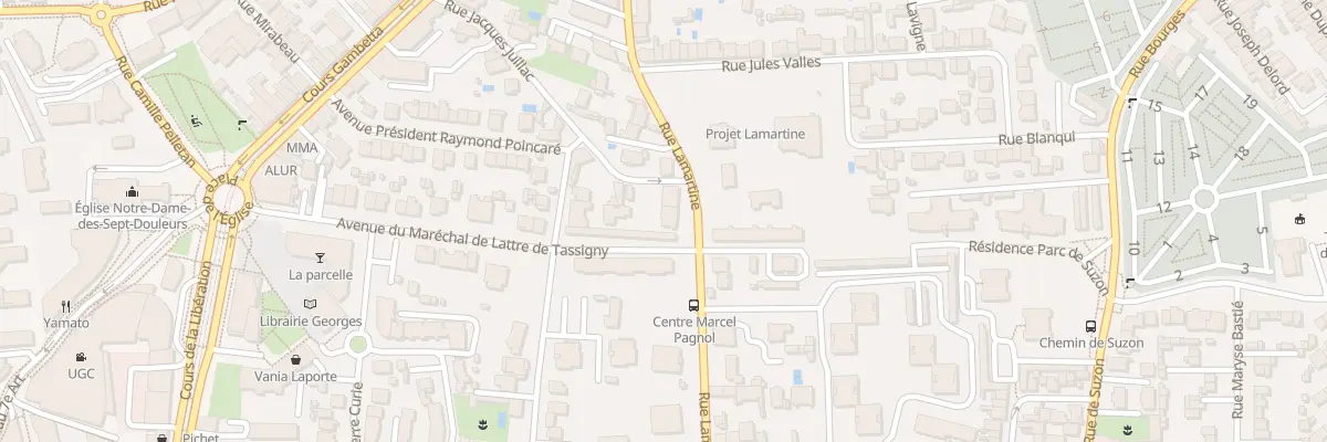 Plan du 53 Rue Lamartine à Talence