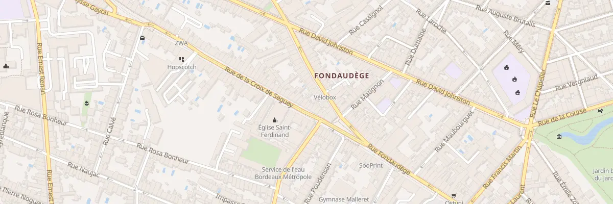 Plan du 15 Rue de la Croix de Seguey à Bordeaux