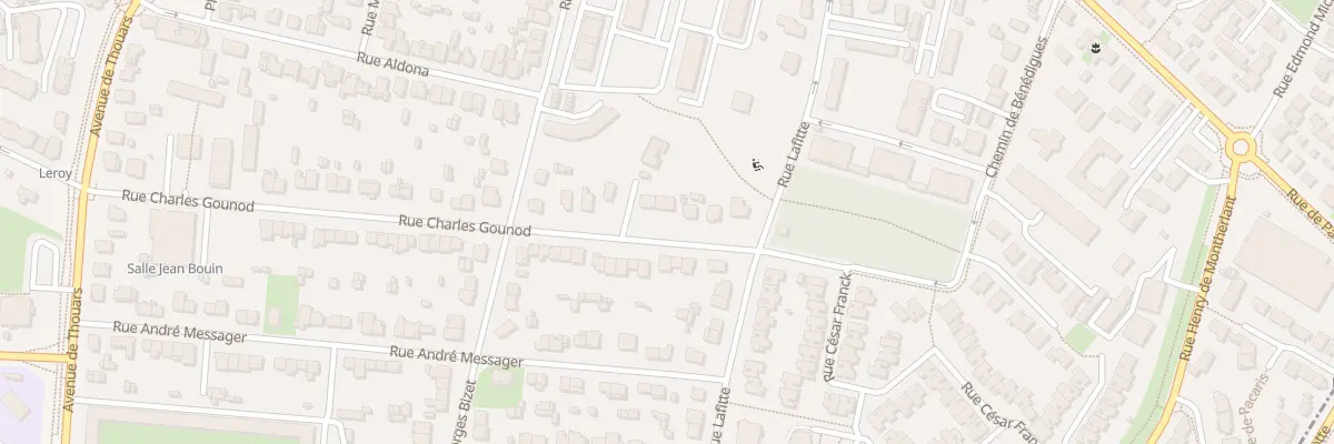 Plan du 54 Rue Charles Gounod à Talence